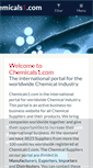 Mobile Screenshot of chemicals1.com